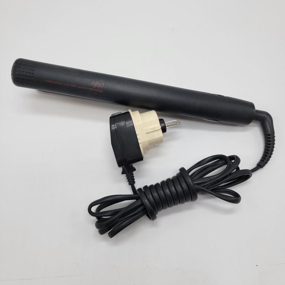 GHD Gold Classic Hair Flat Iron 1" Straightener Iron Ceramic Styler Tested Read*